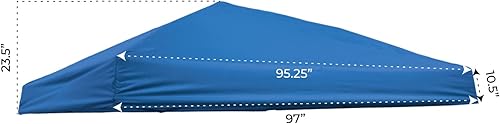 Miniatura 3 de Impact Canopy 021400003 Misión de impacto, se ajusta a 10 'x 10' Pop Poder Pop Pop Up, Blue Reemplazo de reemplazo Top Top