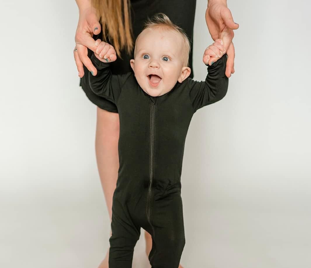 Owlivia Rayon from Bamboo Baby Footless Pajamas, Boys and Girls Zip up Sleep and Play, Long-Sleeve Coveralls