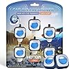 HOTOR Car Air Fresheners – Long-Lasting Car Fresheners with Large Volume of 4 ML for Each, Fragrant Air Fresheners for Car Vent Clips and Odor Eliminators, Set of 6 Clips, up to 180 Days (Linen Scent)