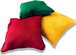 Toys Clown Throwing Hanging Flags Sandbag Game Flags Funny Outdoor Throwing Game Circus Troup Sandbag Game Flags (3pcs Random Color Sandbags Number 1 Style) Cornhole Bean Bags