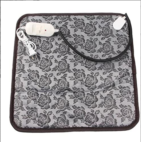 Efasys New Floral Print Pet Electric Blanket Waterproof Anti-Scratch Anti-Leakage Heating Pad For Pet Dog American Standard 110V #TOP6
