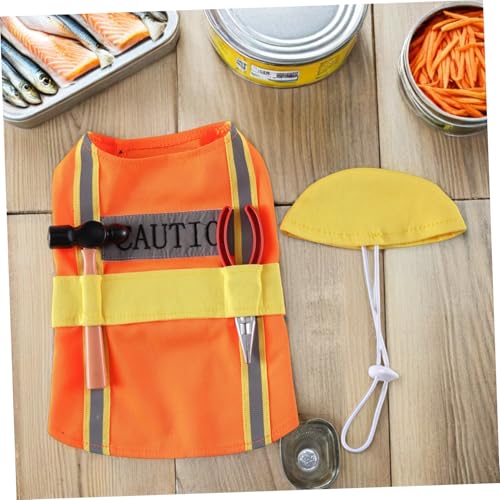 Disfraz para perro resistente Toddmomy talla M naranja miniatura 5