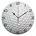 ALAZA Golf Ball Clock Painted Silent Non-Ticking Round Wall Clock Home Art Bedroom Living Dorm Room Decor