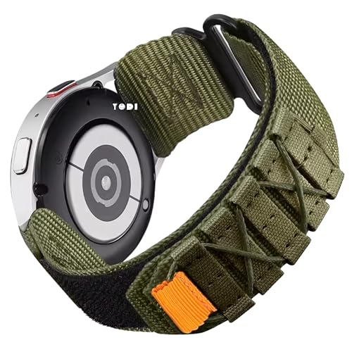 Image of YODI 22mm New Rugged Velcro Nylon Strap Band Compatible with Amazfit GTR 2, GTR 2e, GTR 47MM / Noise Fit Endure, Fit Evolve, Active Smartwatch Bands