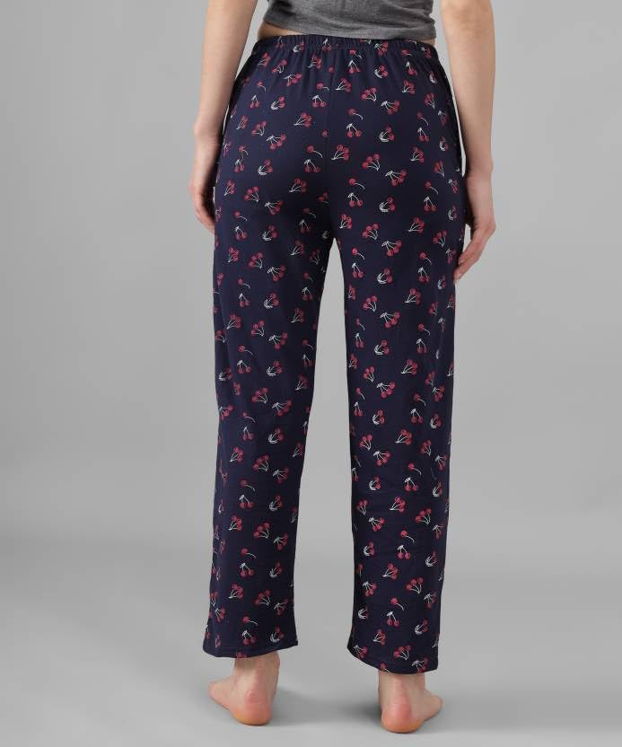 Image of Printed Womens Pyjama Night Pant, Soft Cotton Fabric, Casual Wear (Pack of 3)