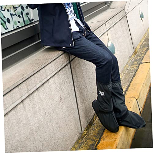 Protector para calzado para hombres y mujeres, fundas impermeables reutilizables para botas en días lluviosos, para viajes al aire libre miniatura 5