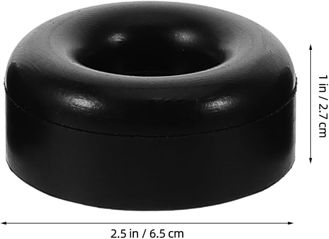 Healifty 4pcs Wear-Resistant Rubber Bumpers for Noise Control and Shock Absorption Versatile Door Pads for Home and Industrial Use Wall Protector and Vibration Dampening
