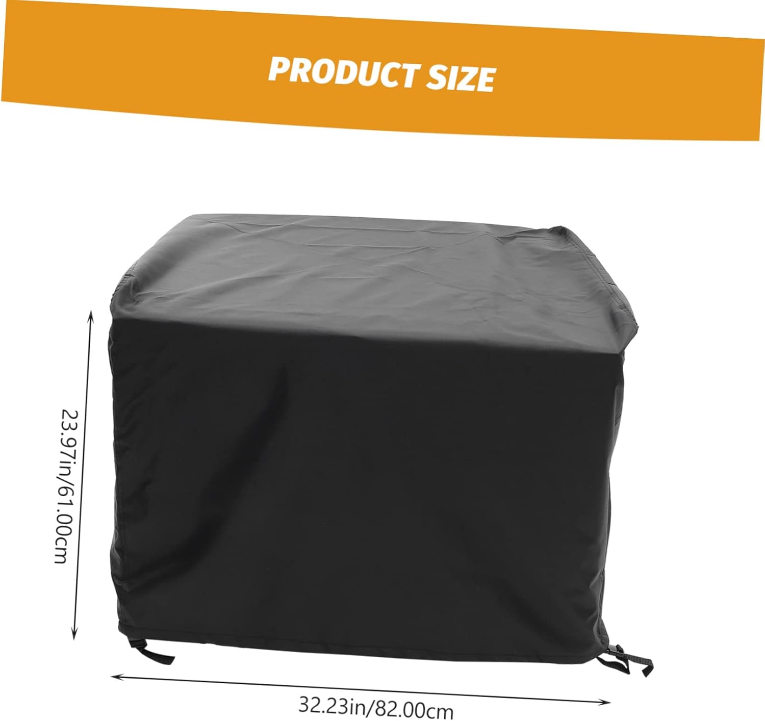 Fire Pit Cover for Outdoor Use 82x82x61CM Heavy Duty Oxford Cloth Waterproof Barbecue Stove Protector Dust Resistance