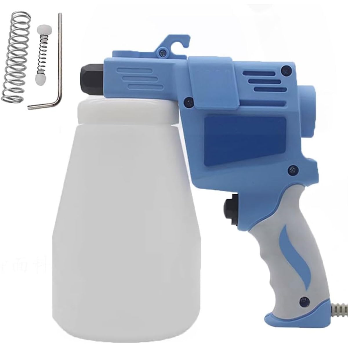 Pistolet pulvérisation électrique détachage textile pour canapé et tapis