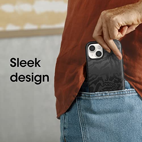 OtterBox iPhone 14 & iPhone 13 Symmetry Series+ Case - REBEL (Black), ultra-sleek, snaps to MagSafe, raised edges protect camera & screen - image 6