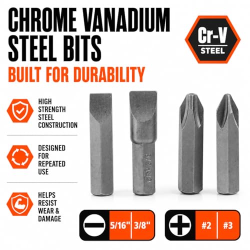 GreatNeck IMD5 Impact Driver Set