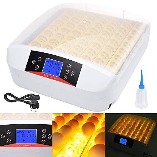 ReaseJoy 56 Digital Egg Incubator Hatcher Humidity Control Automatic Turning with Built-in LED Candler Chicken