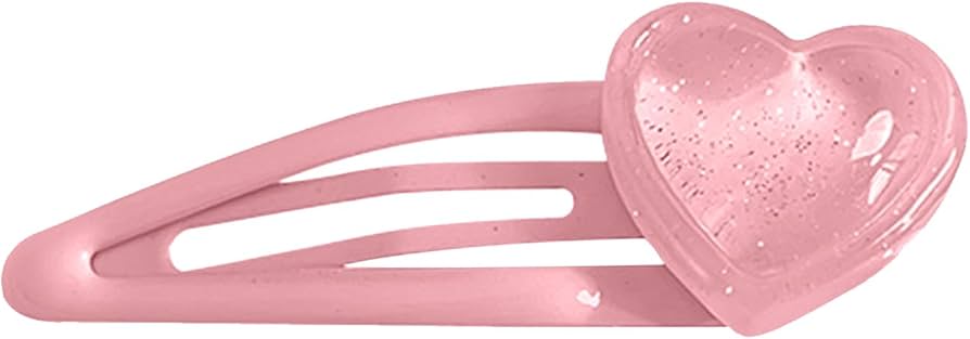 Amazon | Ins Candyカラースター/ハートヘアピン女性用かわいい