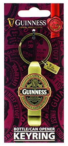 Guinness Official Merchandise GNS2084B, Portachiavi per bottiglia/apriscatole, collezione classica