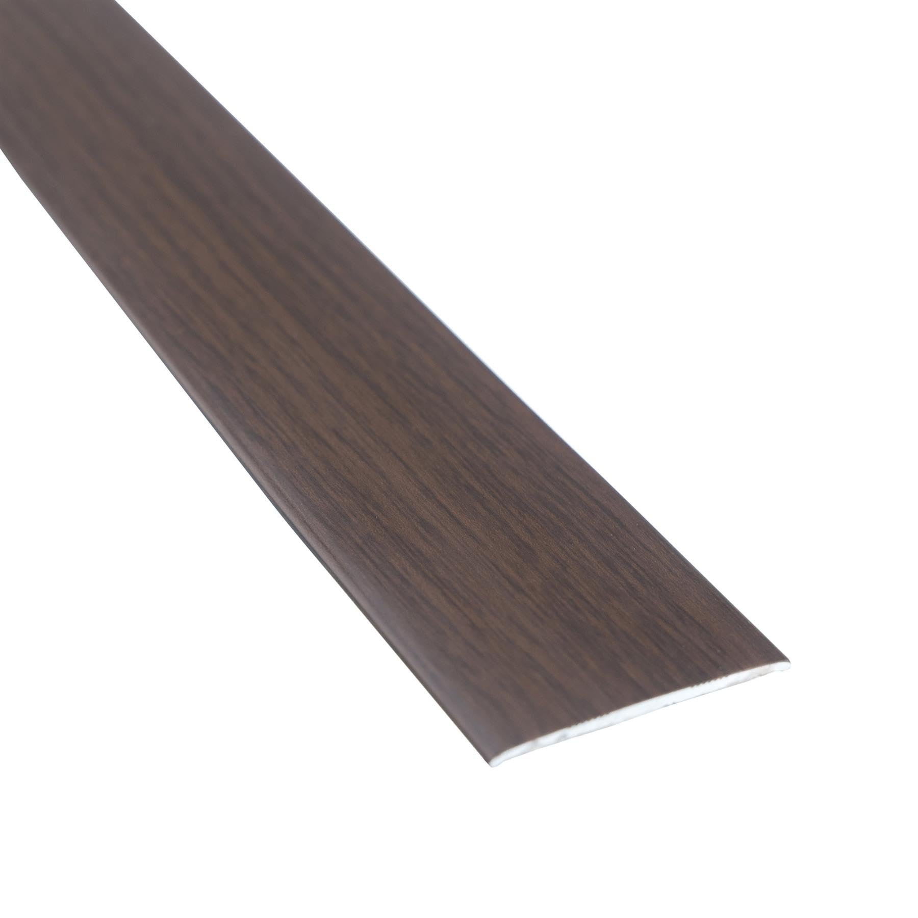 SELF-Adhesive Wood Effect Aluminium Door Floor BAR Edge Trim Threshold Profile 930mm x 35mm A08, Japanese Chesnut