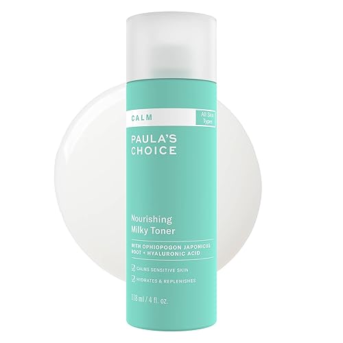 Paula's Choice Tónico lechoso nutritivo calmante para pieles sensibles, calma y alivia el enrojecimiento, adecuado para pieles propensas a la