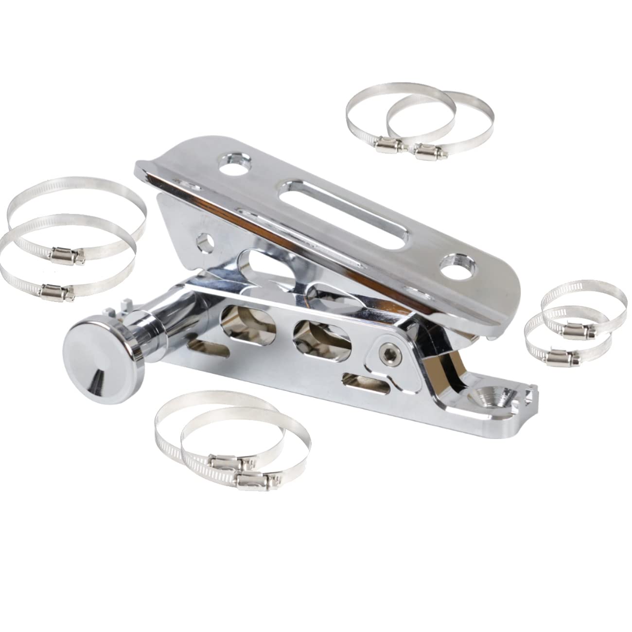 Quick Release Adjustable Roll Bar Fire Extinguisher Mounting Holder Compatible with for Jeep Wrangler Gladiator Ford Bronco Sport UTV Polaris RZR Ranger Camper Van Fire Extinguisher Mount