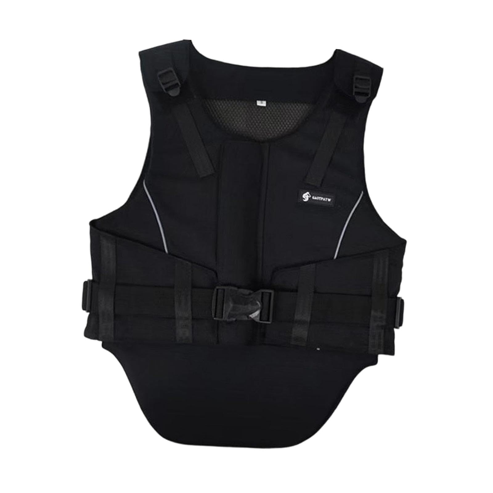 Chaleco Ecuestre para Montar con Tejido Transpirable Estilo Clásico Y Absorción de Golpes Protector Seguro para Niños Y Adultos Adecuado Par