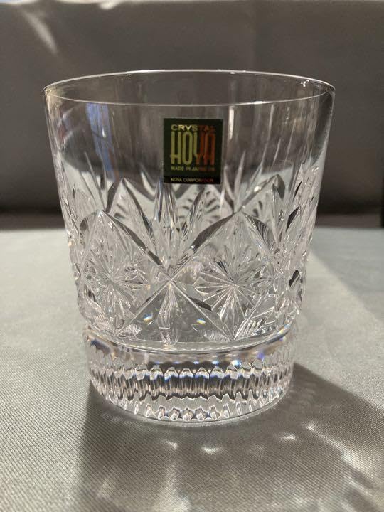 Hoya Hoya Crystal Rock Glass Premium Cut Cut Glass Set of 2 Hoya Hoya Crystal Rock Glass Premium Cut Cut Glass Set of 2