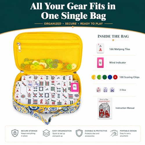 Set de Fichas American Mahjong ASONA 166 piezas sin rack miniatura 5