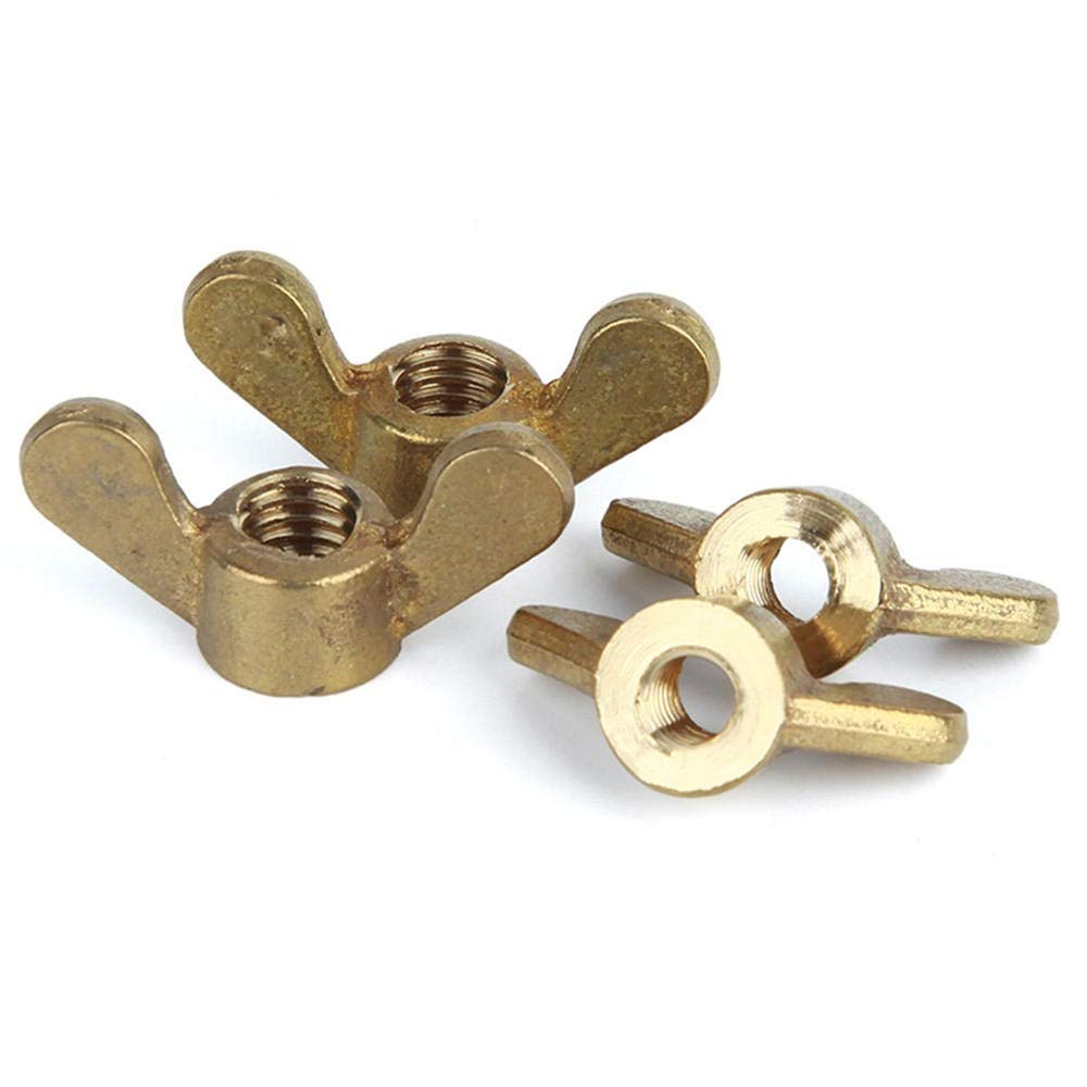 Copper Wing nut, GB62 Ingot nut, Hand-tightened Copper nut, Claw nut, M3M4M5M6M8M10M12-M102 Tablets