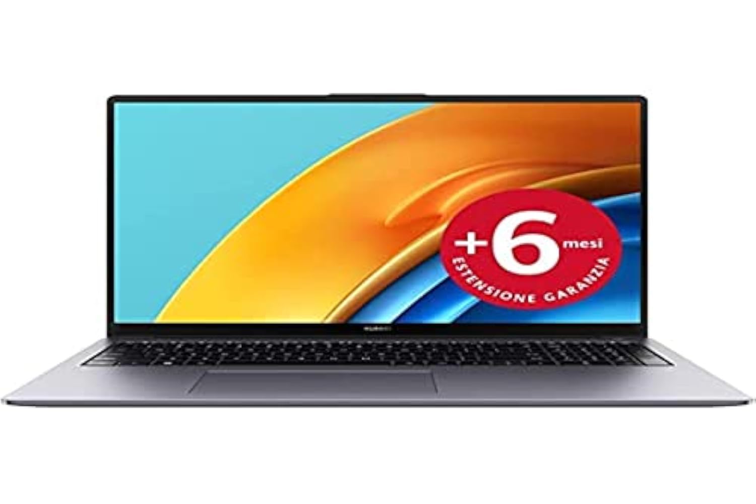 HUAWEI Matebook D16 Laptop, HUAWEI Eye Comfort FullView Display Notebook Laptop 16 Inch, Intel Core i5-12450H, 16GB RAM+512GB SSD, Windows 11, Space Gray, 6 Month Warranty Extension