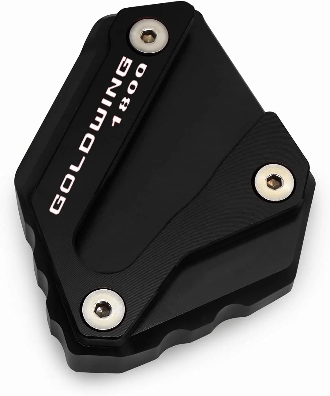 for Hon&da Goldwing 1800 2018-2023 Motorcycle CNC Foot Side Stand Enlarger Plate Support Plate Enlarger Pad Side Stand Cover GL1800 (Color : 1)