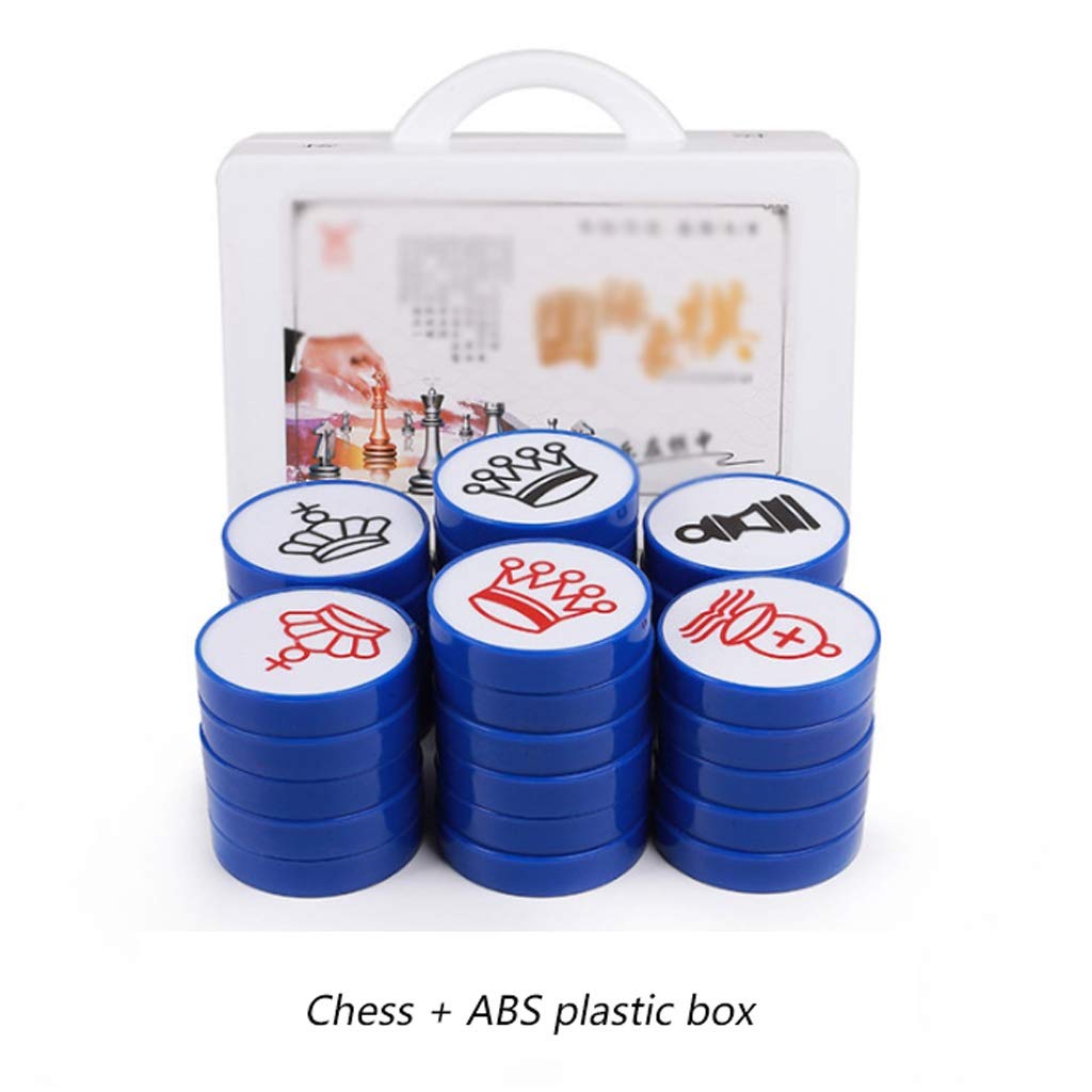 ZAW Schach Tragbares weiches Tuchschach, Schachstück Set Schach, magnetische Unterrichtshilfe Schach-Set, geeignet für den Außenunterricht Chess (Color : Chess Pieces (Box))