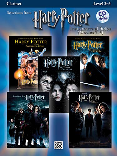 Harry Potter Instrumental Solos (Movies 1-5): Clarinet, Book & Online Audio Software (Pop Instrumental Solos Series)