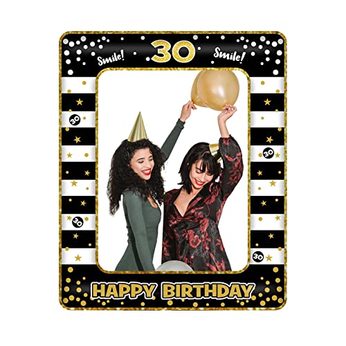 Cadre à selfie gonflable anniversaire 30 ans accessoire photo chic - 2
