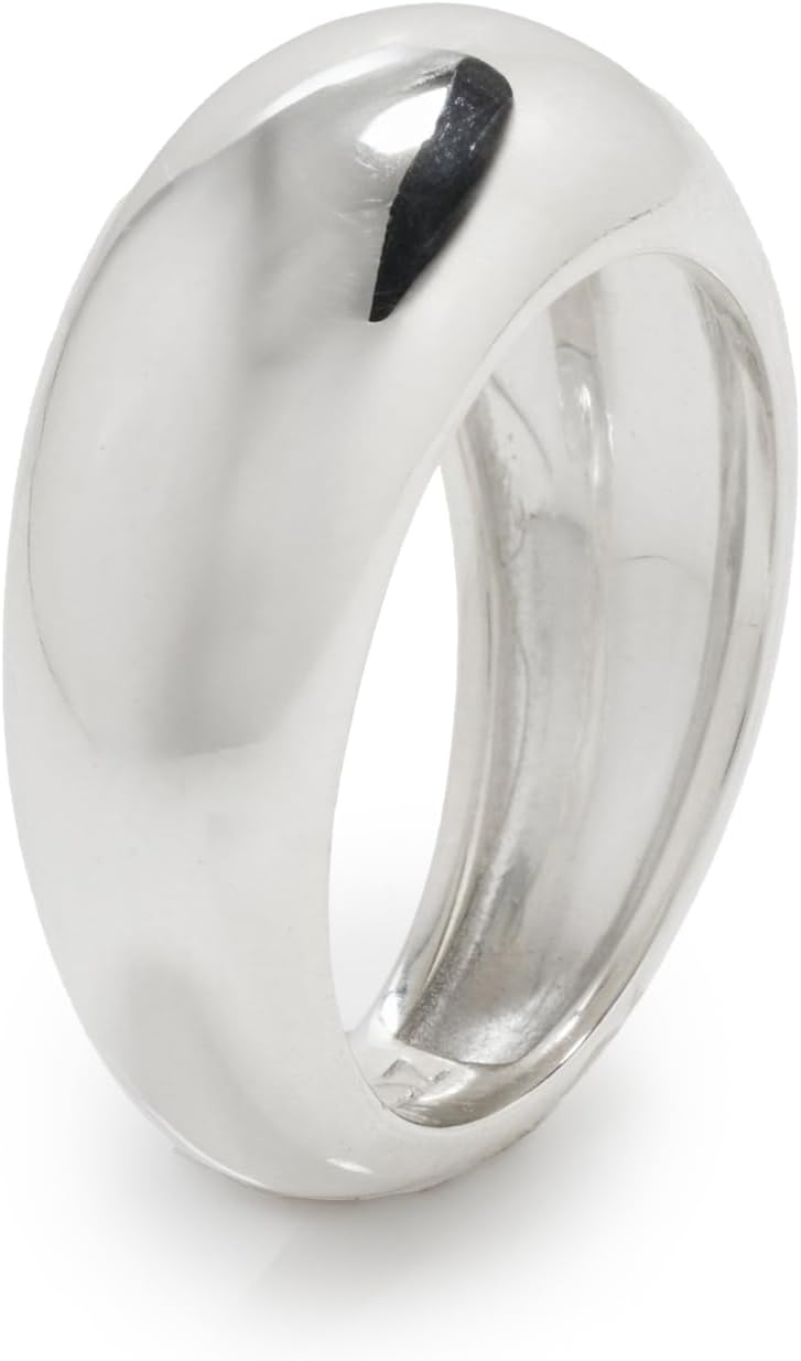 Zoe Chicco Women's Sterling Silver Medium Aura Ring, Sterling Silver, 6