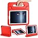 CAM-ULATA for New iPad 9.7 Case 2018/2017 Model for iPad Air 1 Air 2 Cover EVA with Handle for kids boys Girls Lightweight Red