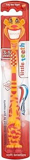 Aquafresh Little Teeth Zahnbürste für Kinder, Kinder von 3–5 Jahren, weiche Borsten (Farben/Zeichen können variieren)