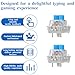 45 PCS Mechanical Keyboard Switches 3 Pin Blue Clicky Switches Dustproof Keyboard Clicker Keys Replacement for Gaming Keyboards