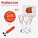 Shindel 4PCS Bathtub Basketball Hoop, Bath Toys Shower Toys for Kids Suction Cup Basketball Hoop Mini Basketball for Toddlers Gift