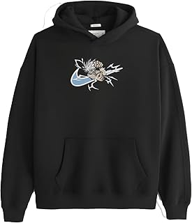 تي شيرت بغطاء رأس مطرز بتصميم انيمي هانتر كيلوا جون كورابيكا هيسوكا، شنطة كبيرة الحجم - انمي هانتر كيلوا هيسوكا وفر سايز او هودي او توتي باج 6