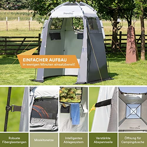 Duschzelt Skandika Camping mit 230 cm Stehhöhe