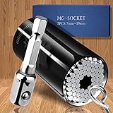 Universal Socket Tools Gifts for Men, Multi-Function Universal Socket Wrench Sets, Super Socket Set,