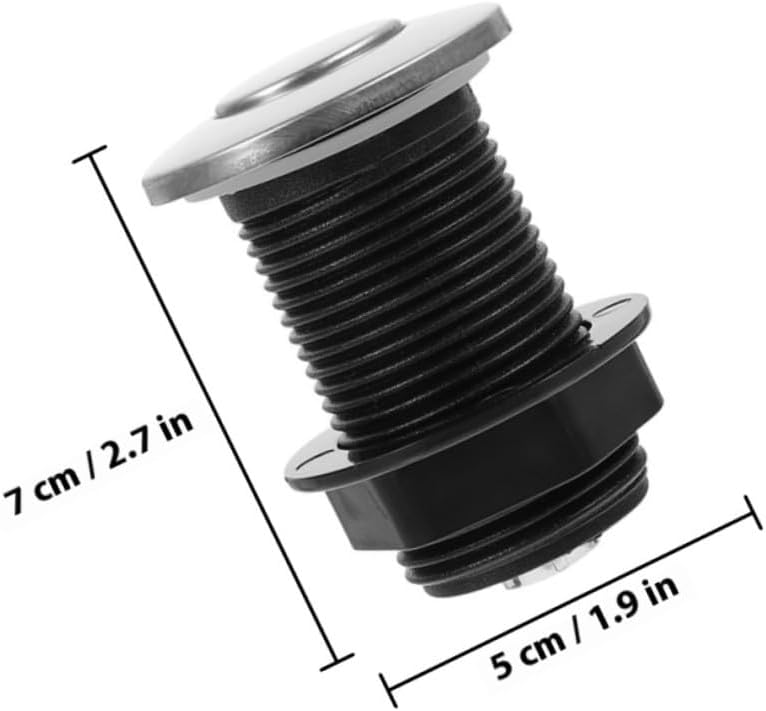 DOITOOL Garbage Disposal Air Button Switch 2pcs Household Trash Disposal Accessories for Bathtub Air Actuator Replacement Compatible with Sink Installation
