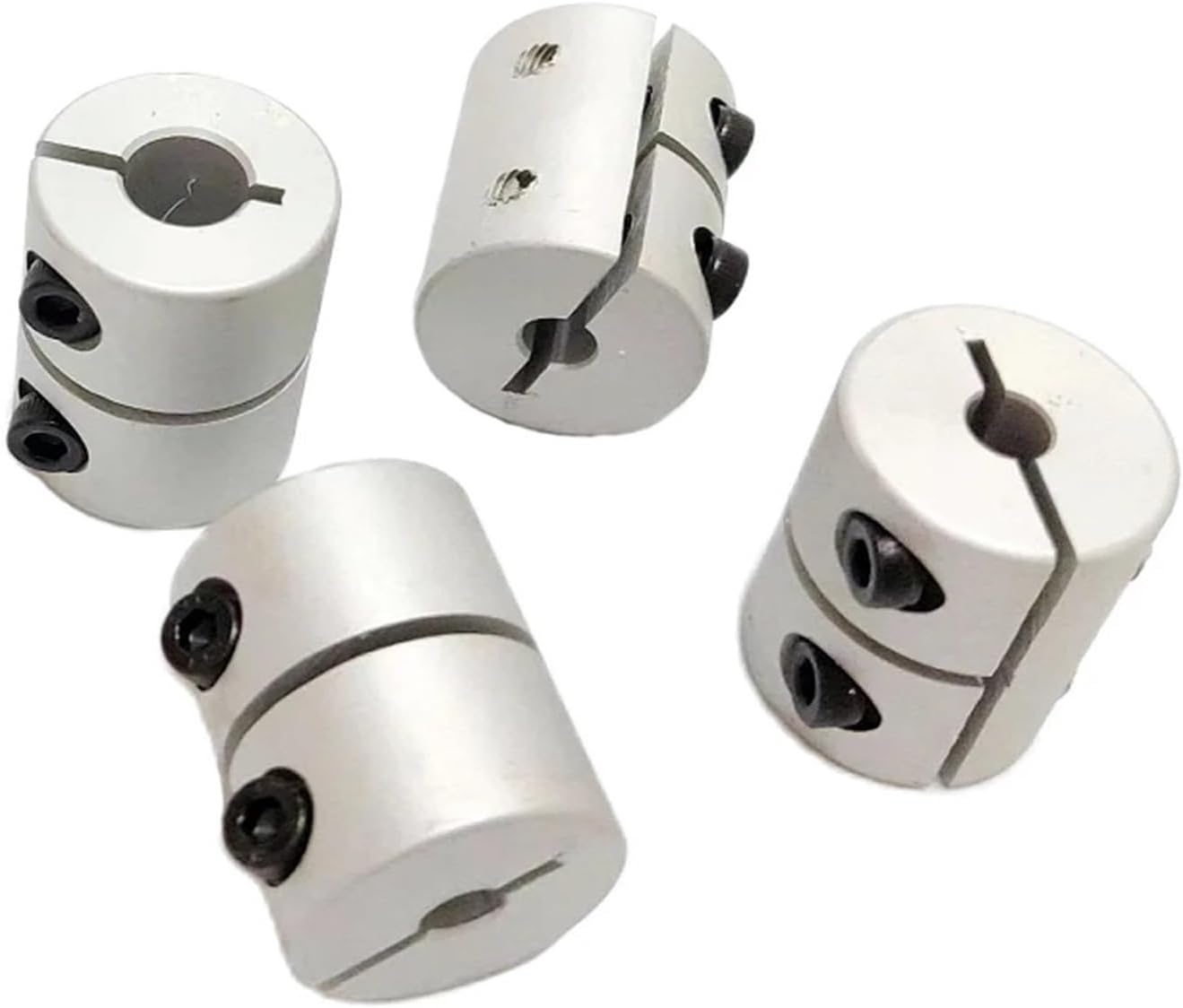 1PCS Car Wheel Connector Rod Drive Shaft Coupling Hex Wrench Screws Motor Aluminum Alloy Coupler D25L25 4/5/6/8/6.35/10/12/12.7MM(6.35X12)