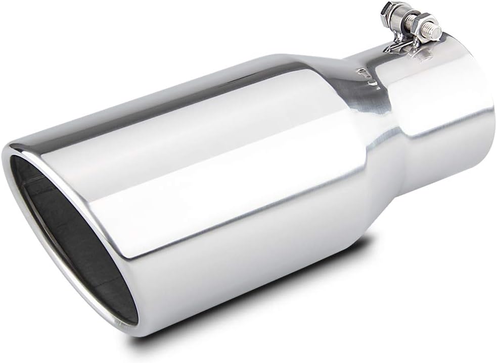 Stainless Steel Diesel Exhaust Tip for Trucks 3.5x5x12 in Nepal at