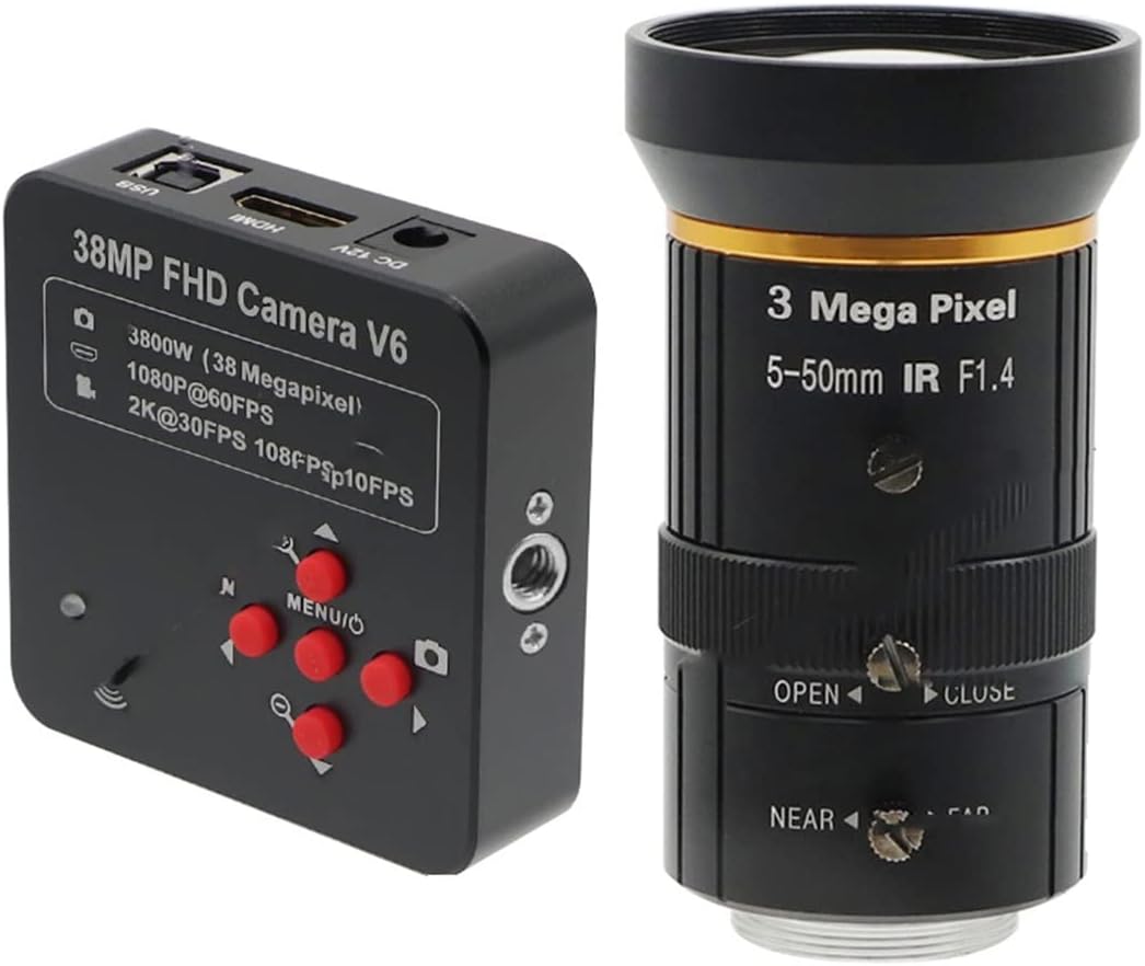 顕微鏡キット 3.8mp 1080p USB 1920 * 1080 60枚業界 CS-レンズ5~50mmまたは2.8~12mmのカ