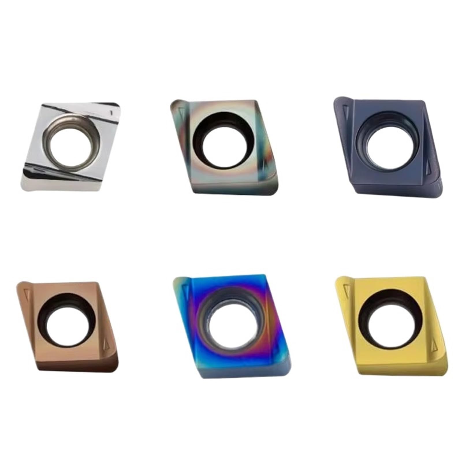Inserto In Metallo Duro A 4 Taglienti Su Entrambi I Lati Da 10 Pezzi(4NKT060308R-M ZM205)