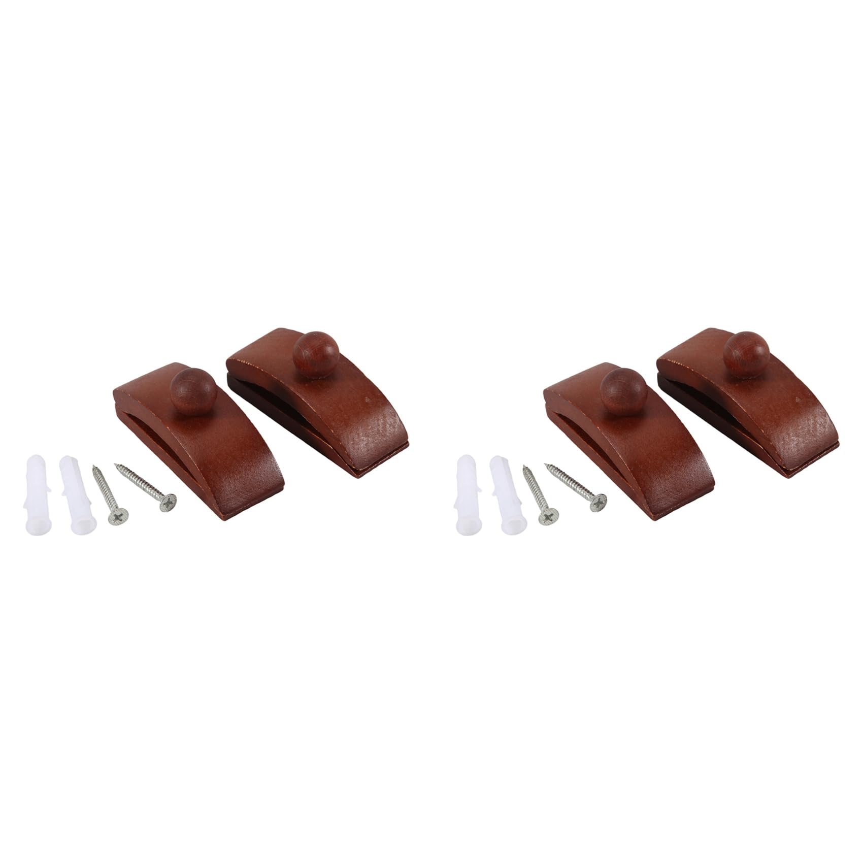 Vjsujehgy Tapestry Hangers,Quilt Hangers for Wall Hangings,Blanket Hanger Clamps,Carpet Rug Display, Wooden Wall Clips 4pack