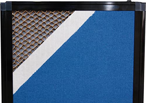 Versare Soundsorb Folding Tabletop Display | 3-Panel Partition | Sound Dampening Pet Material | Ideal For Trade Shows, Meetings, Exhibits, Art Shows And More | 99" Wide X 36" Tall Beige Panels #TOP4