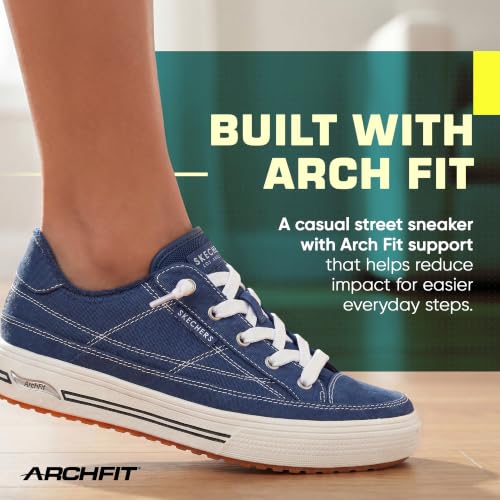 Image of Skechers Women's Arch Fit Arcade Arcata | Casual sneaker, Patented Skechers Arch Fit insole with Podiatrist-Certified Arch Support, Machine Washable, No Tie Fit