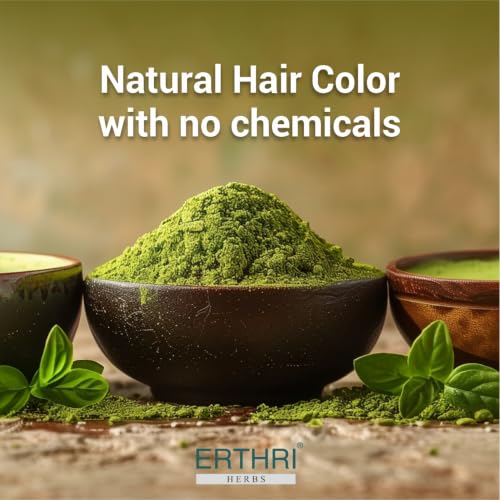 Image of Herbs Organic Indigo Powder, Natural Hair Color, Chemical Free, 200g | Indigofera Tinctoria Plant-Based Colorant, Dye for Black Hair, No Added Preservatives, Finely Sifted, Scalp Health