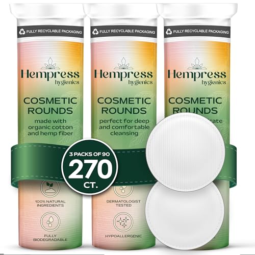 Organic Cotton Rounds for Face (270 Count)