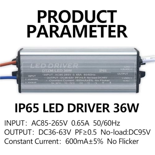 Transformateur d'éclairage LED 36W courant constant 600 mA étanche - 2