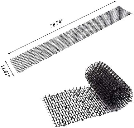 Cat Scat Mat,Awaken Anti Cat Mat with Spikes Indoor & Outdoor for Garden, Fence, Anti-Cats Network Digging Stopper Prickle Strip